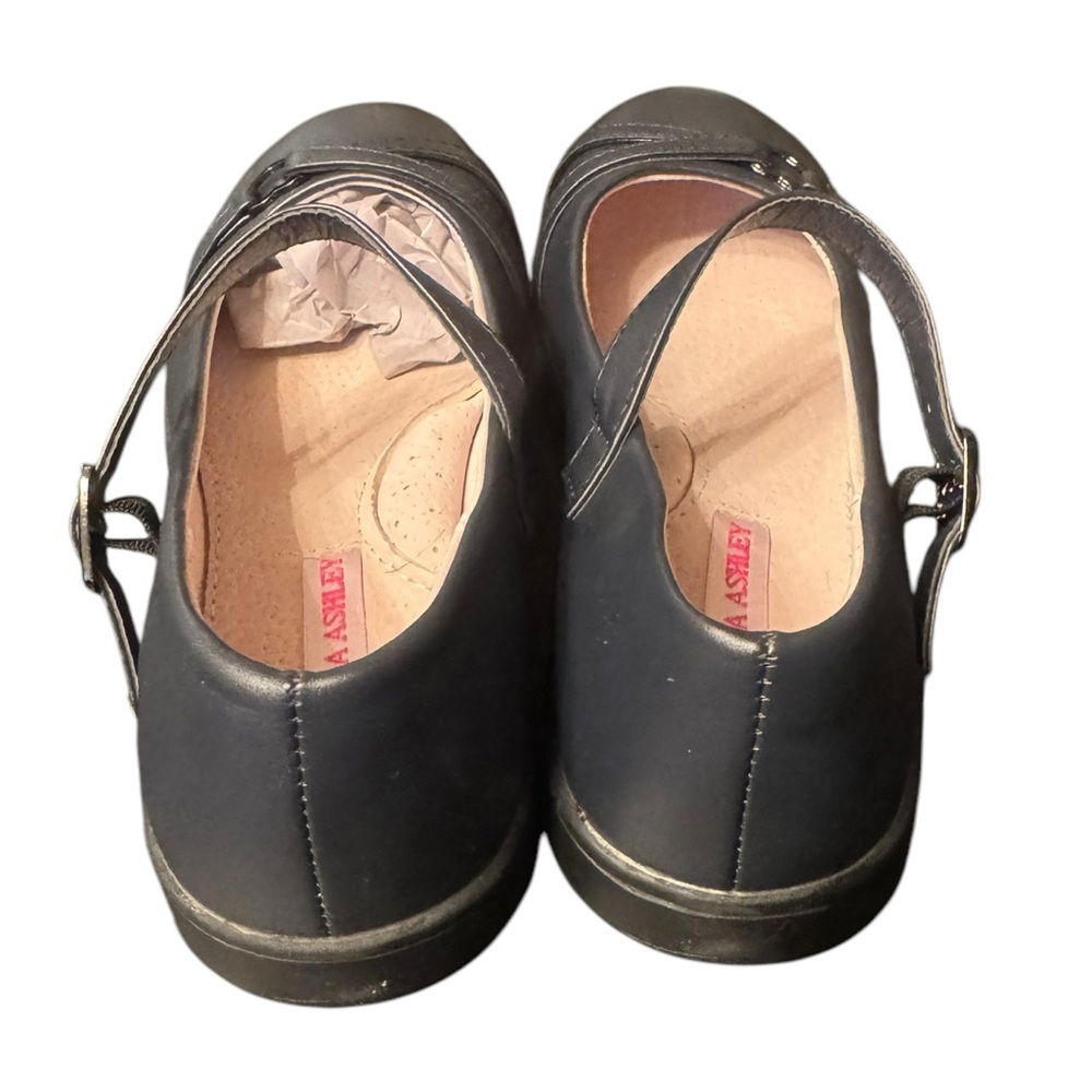 Laura Ashley Girls Navy Mary Jane Shoes size 3 - Picture 11 of 11